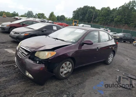 2008 Hyundai Elantra Gls/Se from USA, damaged, VIN KMHDU46D38U467274